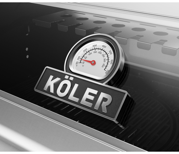 KOLER Grill ogrodowy S1 srebrny - 1532854 - zdjęcie 10
